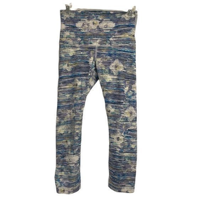 Lululemon Wunder Under‎ Crop High Rise Blurry Belle Leggings Size 6